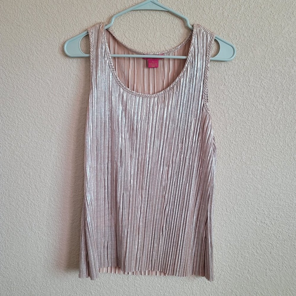 Gold shimmery tank
